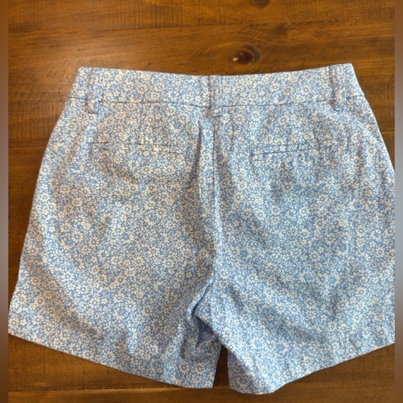 J.CREW floral blue Chino Shorts sz 00 - Picture 5 of 5